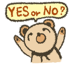 Lovely and Playful Bear sticker #8142781