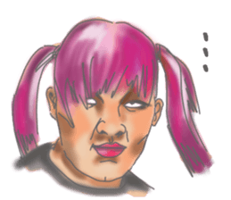 Upturned eyes sticker #8143054