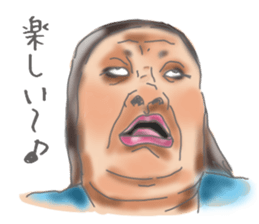 Upturned eyes sticker #8143055