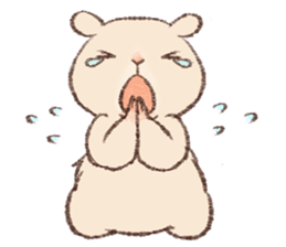 Daily Golden hamster2 sticker #8143357