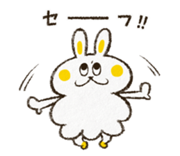 Charming rabbit 'Monsyuke' sticker #8143710