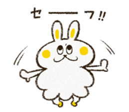 Charming rabbit 'Monsyuke' sticker #8143710