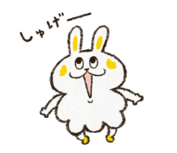 Charming rabbit 'Monsyuke' sticker #8143712