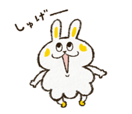 Charming rabbit 'Monsyuke' sticker #8143712