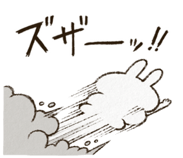 Charming rabbit 'Monsyuke' sticker #8143713