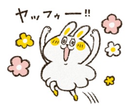 Charming rabbit 'Monsyuke' sticker #8143716