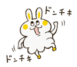 Charming rabbit 'Monsyuke' sticker #8143719