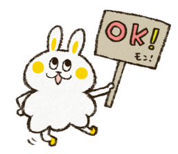 Charming rabbit 'Monsyuke' sticker #8143720