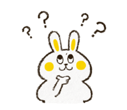 Charming rabbit 'Monsyuke' sticker #8143722