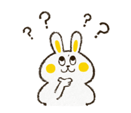 Charming rabbit 'Monsyuke' sticker #8143722