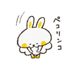 Charming rabbit 'Monsyuke' sticker #8143724