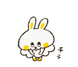 Charming rabbit 'Monsyuke' sticker #8143725