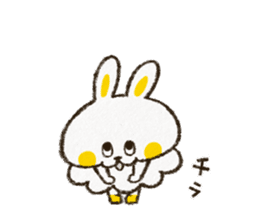 Charming rabbit 'Monsyuke' sticker #8143725
