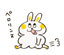 Charming rabbit 'Monsyuke' sticker #8143726