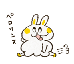 Charming rabbit 'Monsyuke' sticker #8143726