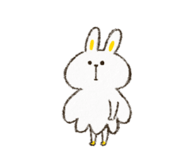 Charming rabbit 'Monsyuke' sticker #8143727
