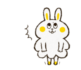 Charming rabbit 'Monsyuke' sticker #8143737