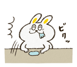 Charming rabbit 'Monsyuke' sticker #8143741