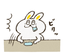 Charming rabbit 'Monsyuke' sticker #8143741