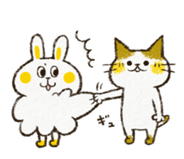 Charming rabbit 'Monsyuke' sticker #8143745