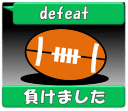 Rugby Sticker(Wallaby) 3 (Live Scores) sticker #8144399