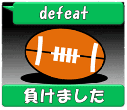 Rugby Sticker(Wallaby) 3 (Live Scores) sticker #8144399