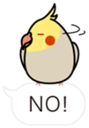 Message Cockatiel. sticker #8144437