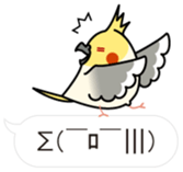 Message Cockatiel. sticker #8144447