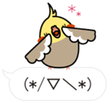 Message Cockatiel. sticker #8144459