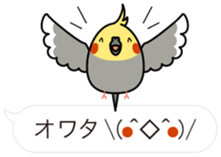 Message Cockatiel. sticker #8144467