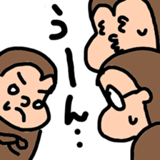 group talk monkeys sticker #8144629