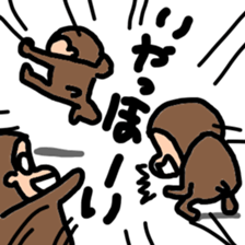 group talk monkeys sticker #8144636