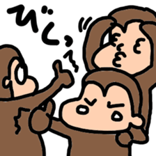 group talk monkeys sticker #8144640