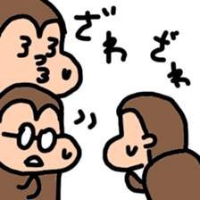 group talk monkeys sticker #8144643