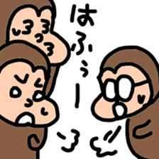 group talk monkeys sticker #8144644