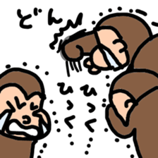 group talk monkeys sticker #8144652