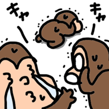 group talk monkeys sticker #8144653