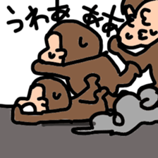 group talk monkeys sticker #8144656