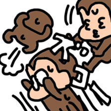 group talk monkeys sticker #8144657