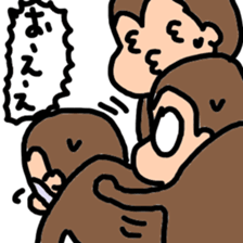 group talk monkeys sticker #8144662