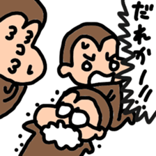 group talk monkeys sticker #8144663