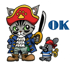 Kabu the cat man2 sticker #8144670