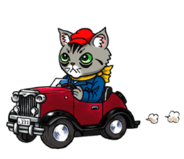 Kabu the cat man2 sticker #8144672