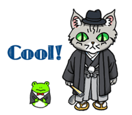 Kabu the cat man2 sticker #8144684
