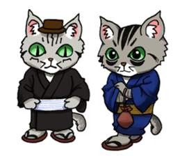 Kabu the cat man2 sticker #8144686