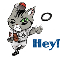 Kabu the cat man2 sticker #8144690