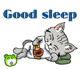 Kabu the cat man2 sticker #8144705