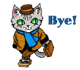 Kabu the cat man2 sticker #8144707