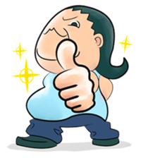 Three high uncle sticker #8144802