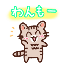Hougen neko 5 (The Okinawa dialect) sticker #8145041